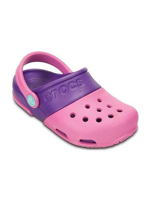 Кроксы для девочки сабо электро 2 оригинал/crocs kids’ electro ii clog р.30-31 уст 20.5 см.