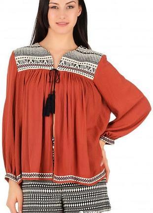 Блуза накидка в стилі бохо №599/15