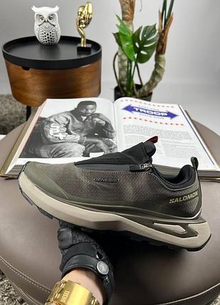 Мужские кроссовки salomon odyssey elmt advanced khaki black