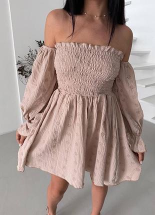 Летнее платье муслин
