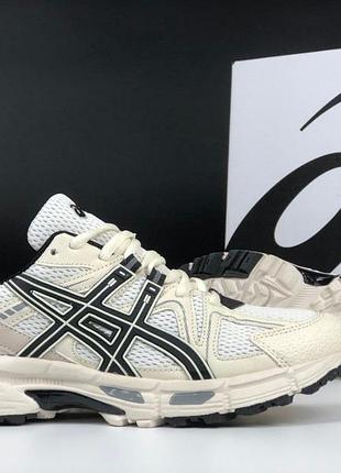 12502 asics gel kahana 8 бежевые с черным