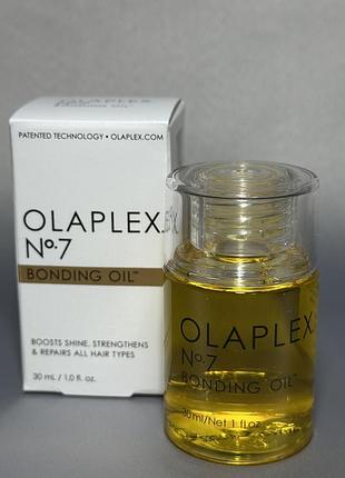 Невесомое масло для укладки для мгновенного блеска и защиты olaplex no.7 bonding oilTM