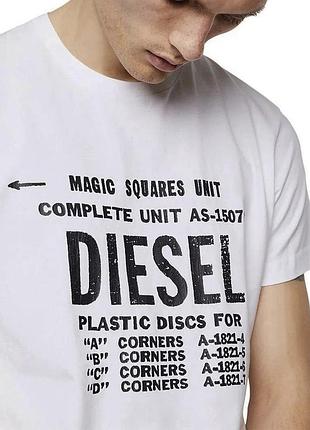 Футболка diesel t-diego-b6 чоловіча футболка l вільного крою поло