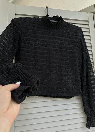 Черная блуза