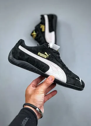 Кеди пума чорні спіткет чорні puma speedcat og 'black white' 398846-01