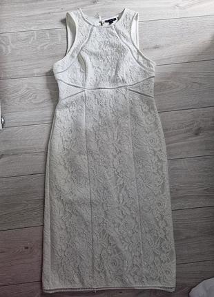 Платье topshop кружево открытая спинка