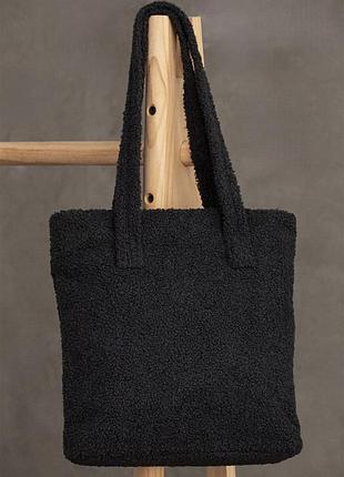 Жіноча сумка шопер тедді without delicate white