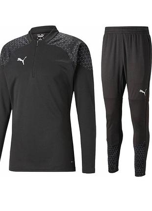 Спортивний костюм чоловічий puma teamcup training (drycell) black