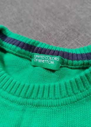 Светр зелений benetton 3