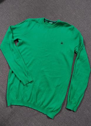 Светр зелений benetton