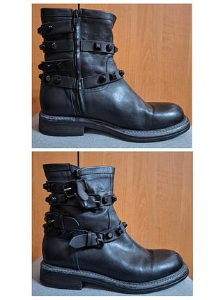 Итальянские кожаные ботинки, ботильоны albano р.402 фото