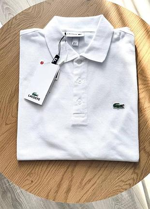 Мужское белое поло люкс качестваTM️