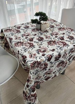 Водоотталкивающая скатерть с тефлоновым покрытием, три размера