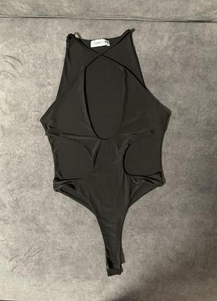 Боді відверте, чорне