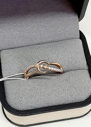 Позолоченное кольцо, нежное колечко, позолота