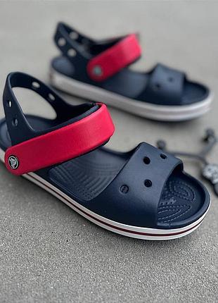 Детские сандалии crocs crocband Twist kids lapi/red crocs crocband Twist kids lapi/red