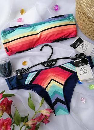 Раздельный купальник с чашками rip curl surf daze