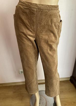 Бархатные демисезонные зауженные брюки/ l- xl/ germany