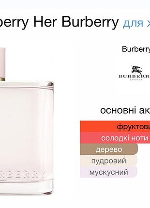 Духи burberry her