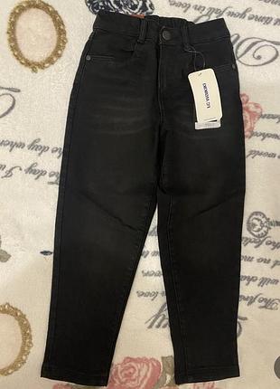 Сірі джинси мом waikiki 123-128 см 7-8 р.