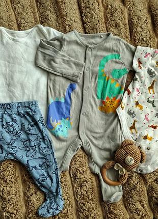 Комплект одежды для младенца мальчика 🧸🩵