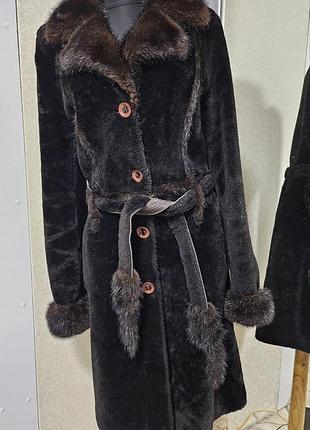 Дубленка шуба бобер из норка натуральная 100%