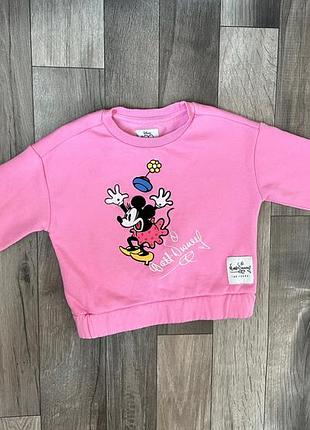 Світшот худі з міккі міні на флісі від disney primark