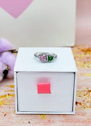 Серебряная кольца «весенняя нежность»