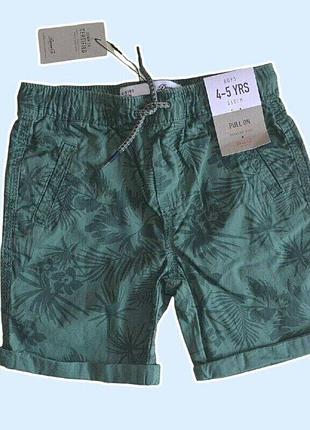 Коттоновые шорты для мальчика primark 104 110