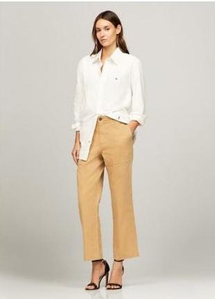 Жіночі штани tommy hilfiger solid straight pant