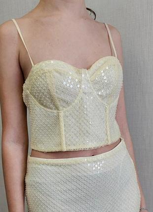 Женский комплект корсет и юбка