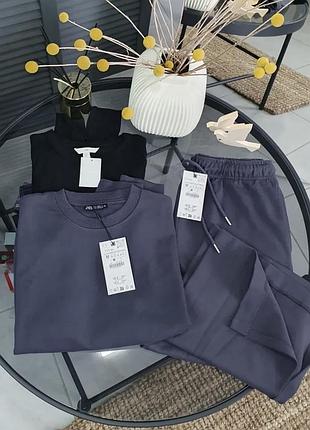 Костюм інтерлок котоновий zara