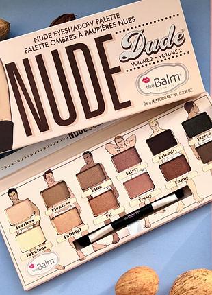 Палетка теней от thebalm nudedude