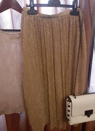 Стильная плисерованная юбка easy wear