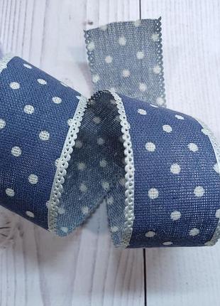 Тканинна стрічка в горох