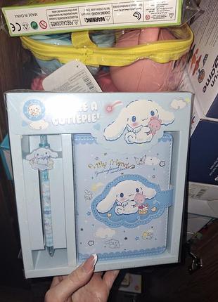 Канцелярський набір, блокнот, механічна ручка, в коробці