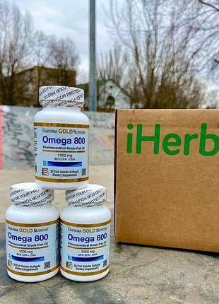 Омега 800 California Gold Nutrition