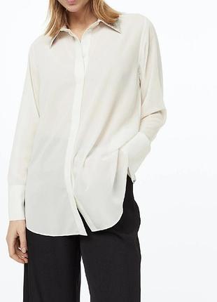 Рубашка женская кремовая h&amp;m