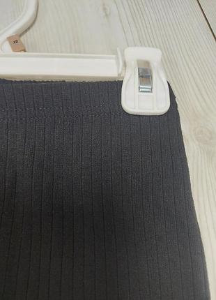 Лосины 🖤 в широкий рубчик для девочки 3