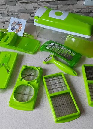 Овочерізка найсер дайсер/nicer dicer plus подрібнювач продуктів/ машинка для салатів