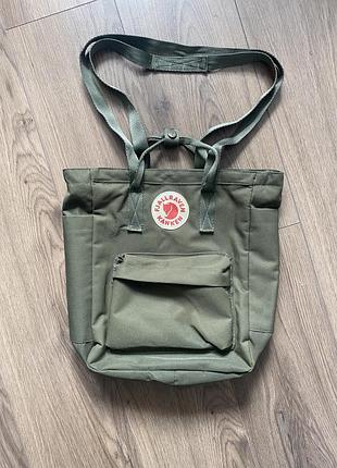 Fjallraven сумка-рюкзак, хаки