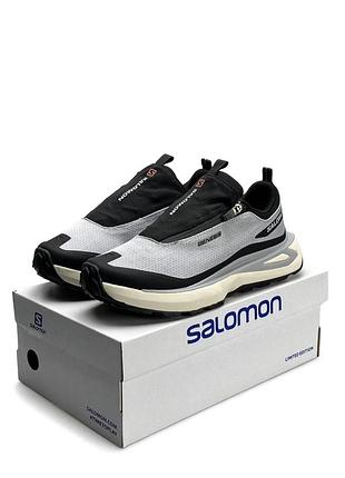 Мужские кроссовки salomon odyssey elmt advanced light grey huarache