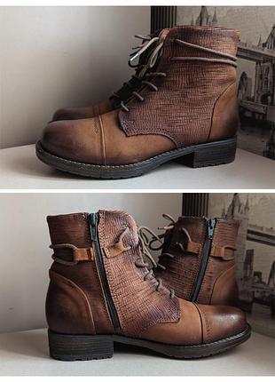 Ботинки clarks adelia stone (38) женские из натуральной кожи оригинал демисезонные