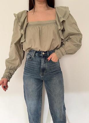 Неймовірна бавовняна блуза topshop