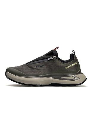 Мужские кроссовки salomon odyssey elmt advanced khaki black