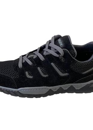 Кроссовки мужские черные весна-лето (ск-105-ч)