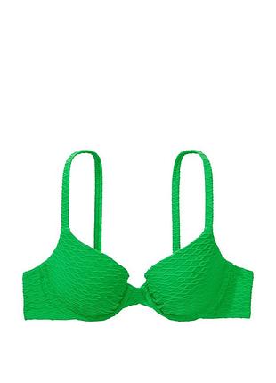 Оригинал из сша виктория сикрет бюст бюстгальтер купальник верх зеленый пуш ап victoria secret icon