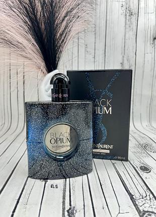 🌎оригинал 🌍90 мл yves saint laurent black opium intense остаток