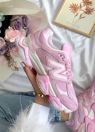 Жіночі кросівки new balance 9060 full pink