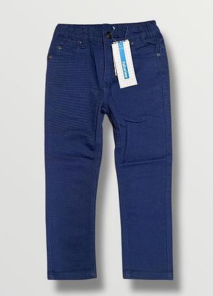 Брюки на мальчика с утяжкой нарядные штаны хлопок